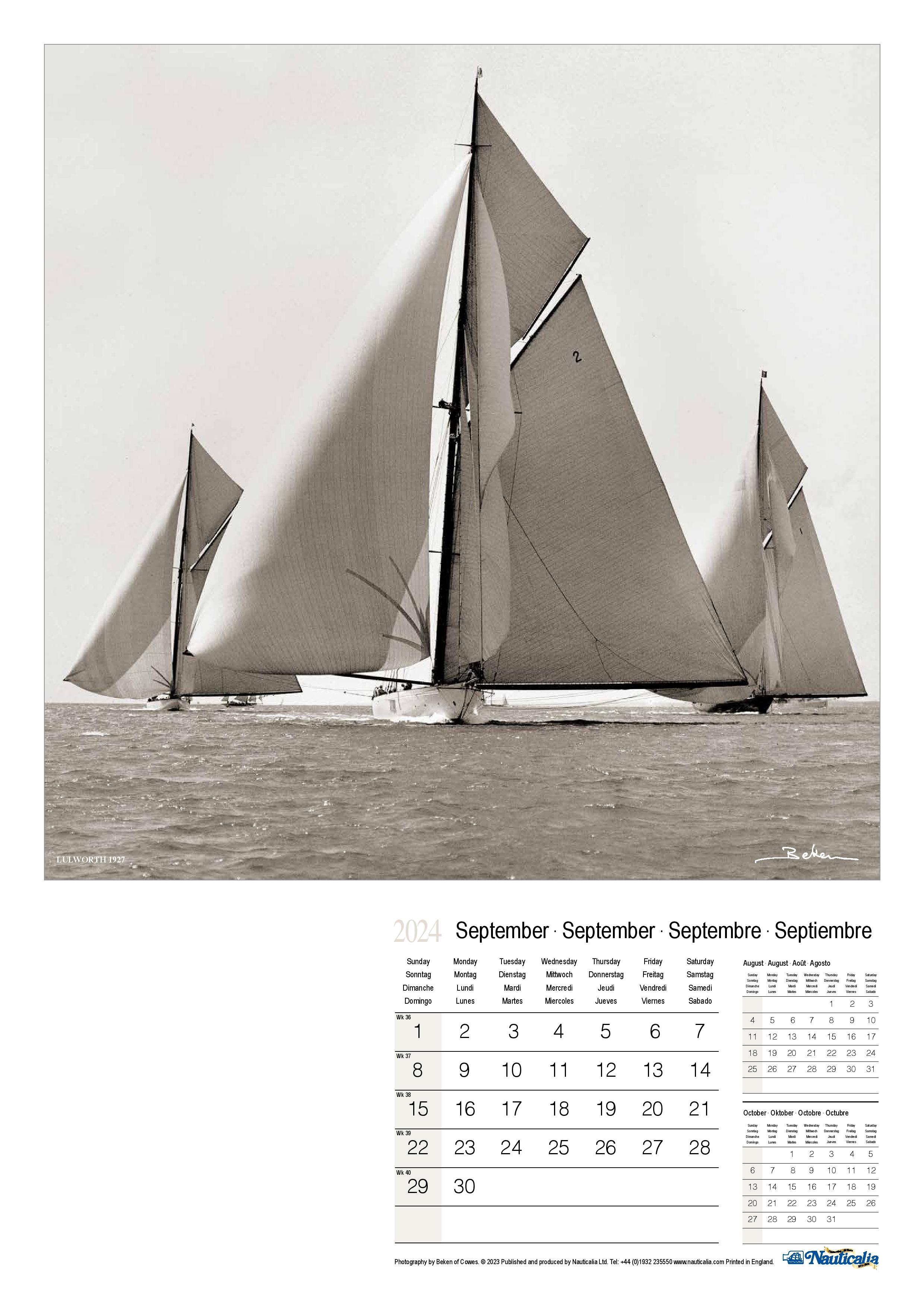 Calendar Classic Beken of Cowes Marine Photography